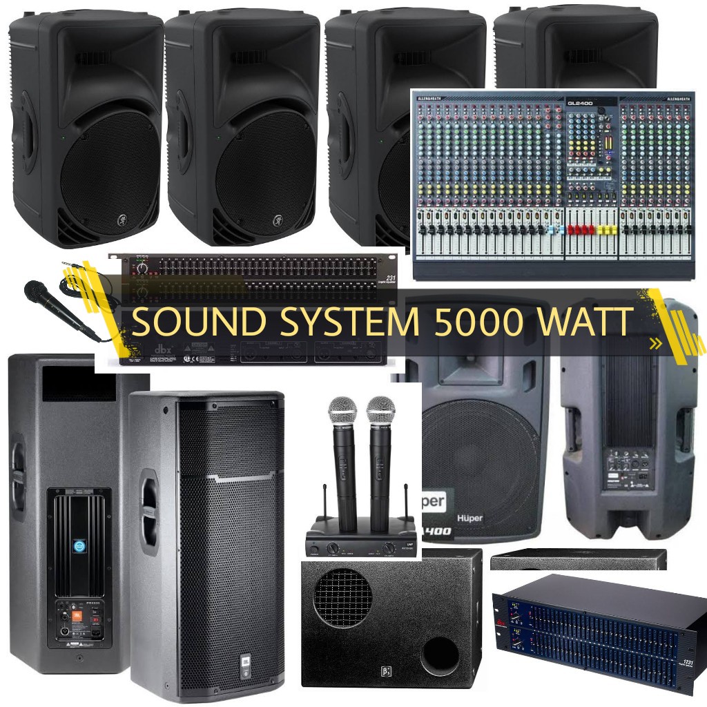 paket sound system 5000 watt