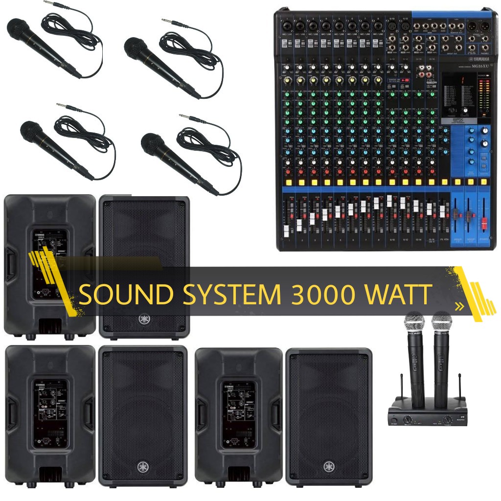 paket sound system 3000 watt